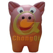 inflatable cartoon pig